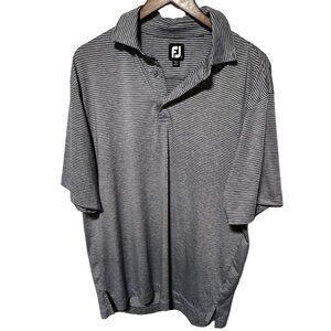 FootJoy Men's Blue/White Polo Size Large